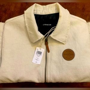 COACH Destructed Natural Canvas Jacket - Men’s Medium - Women’s Large - NWT
